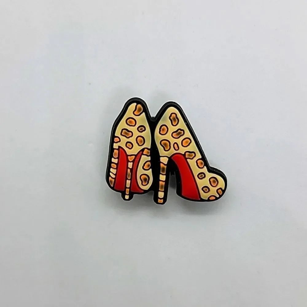 🎈5/$10🎈 PATCHES..CROC CHARMS.. high heels.. animal print..